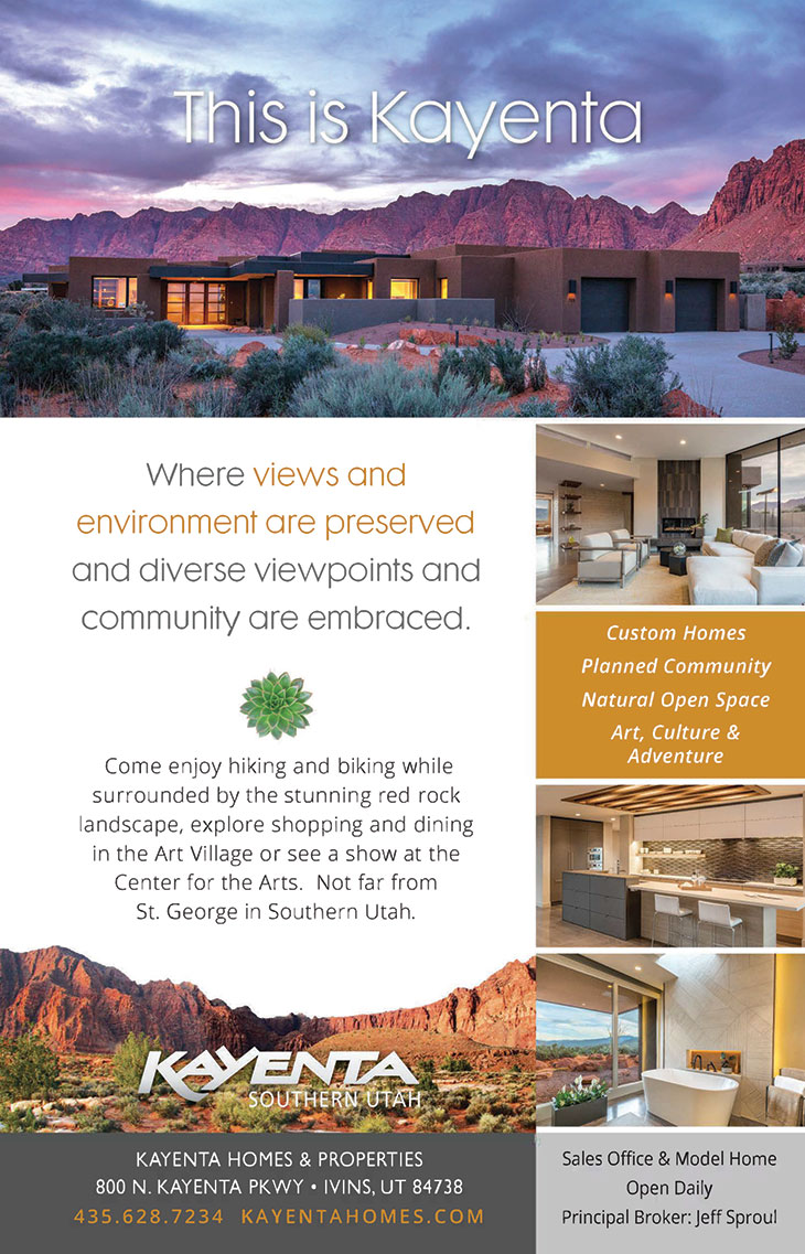 Kayenta Homes ad